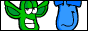 Tim Andress is not only a fireman but a great artist too! He draws Bug & Slug, a strip about two aliens and the fun they have on the planet earth. Top comicry, check it out. Bug & Slug