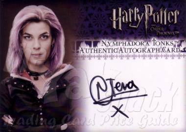 Natalia Tena as Nymphadora Tonks Autograph - front