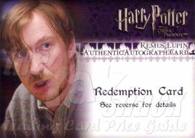 David Thewlis as Remus Lupin auto Redemption - front