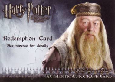 Sir Michael Gambon - Albus Dumbledore (rare) (redemption) - front