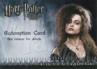 Helena Bonham Carter - Bellatrix Lestrange (rare) (redemption) - front