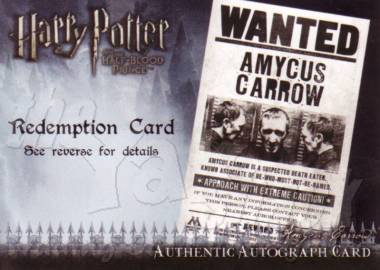 Ralph Ineson - Amycus Carrow (redemption) - front