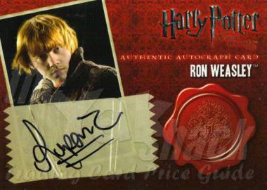 Rupert Grint as Ron Weasley - front