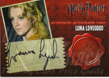 Evanna Lynch as Luna Lovegood    - front
