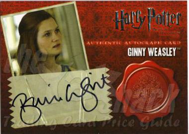 Bonnie Wright as Ginny Weasley [by redemption] - front