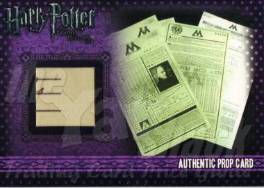 P10  Ministry of Magic Court Room Paperwork - front