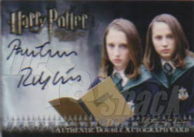 Amber and Ruby Evans, the Slytherin twins  - front