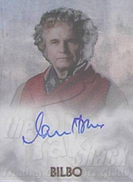 Ian Holm as Bilbo - front