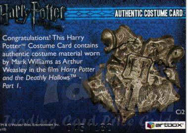 Ci 2   Mark Wilson/ Arthur Weasley  (costume) - back