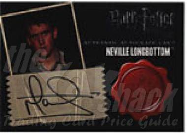 Matthew Lewis as Neville Longbottom - front