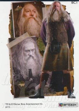 BC1  Aberforth Dumbledore - clear chase set - front