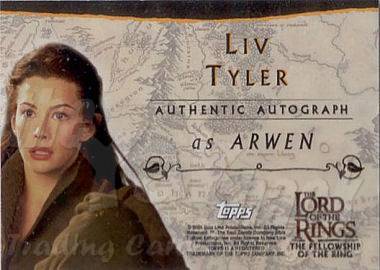 Liv Tyler as Arwen - back