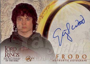 Elijah Wood as Frodo Baggins - front