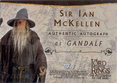 Sir Ian McKellen as Gandalf the Grey - back