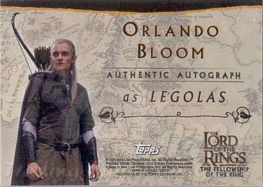 Orlando Bloom as Legolas  - back