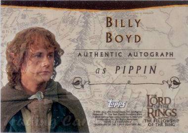 Billy Boyd as Pippin - back