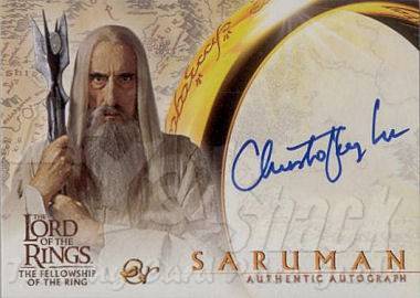 Christopher Lee as Saruman - front