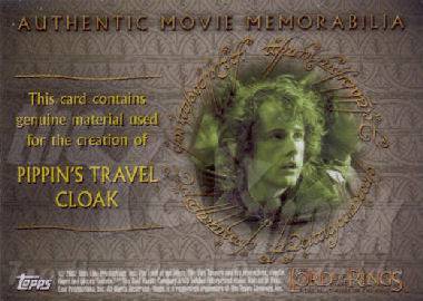 Pippin's Travel Cloak - back