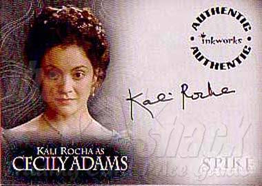 A6 Kali Rocha (Cecily Adams) Autograph Card - front