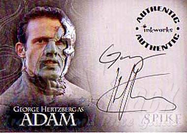 A7 George Hertzberg (Adam) Autograph card - front