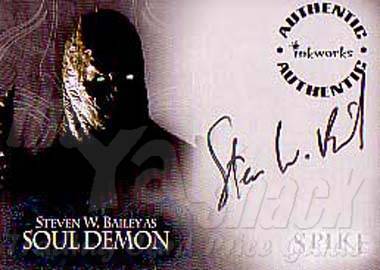 A8 Steven W. Bailey (Soul Demon) Autograph card - front