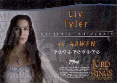 Liv Tyler as Arwen - back