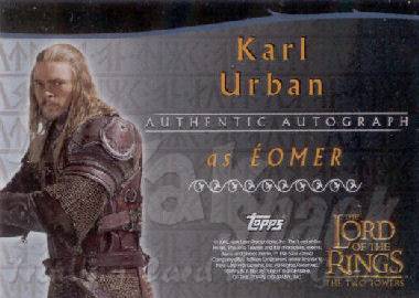 Karl Urban as Eomer - back