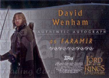 David Wenham as Faramir - back