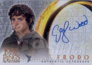 Elijah Wood as Frodo - front