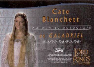 Cate Blanchett as Galadriel - back