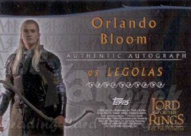 Orlando Bloom as Legolas - back