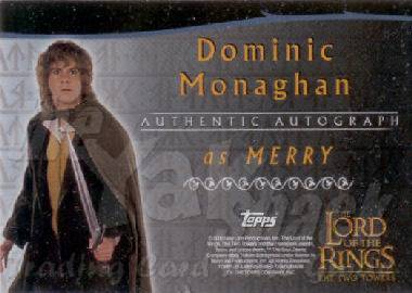 Dominic Monaghan as Merry - back