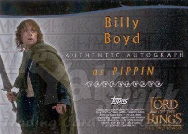 Billy Boyd as Pippin - back