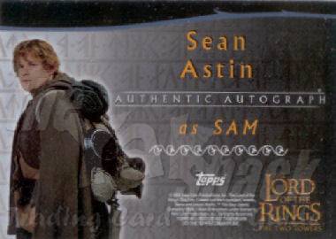 Sean Astin as Sam - back