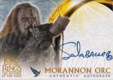 Sala Baker as Morannon Orc - front