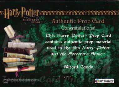 Prop Card - Wizard Candy - back