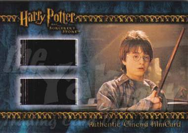 35mm Card Harry with new Wand in Ollivanders - front