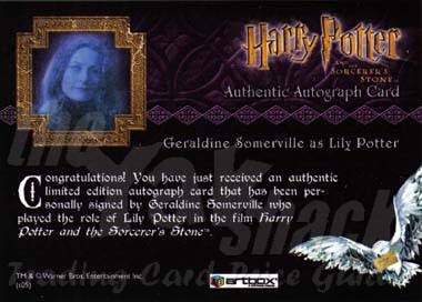 Geraldine Somerville as Lily Potter - back