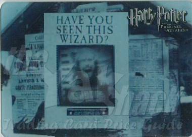 Sirius Black Wanted Poster Lenticular Card - front