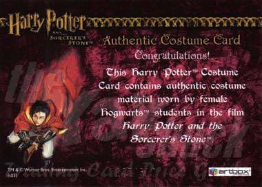 Female Hogwarts Student's Costume - back