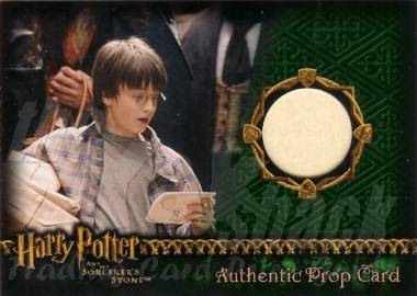 Prop Card - Harry Potter's Shopping List for Hogwarts - front