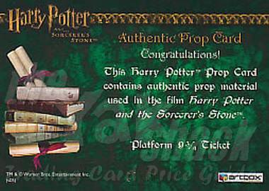 Case Incentive (50 Cases) - Platform 9 and 3/4 ticket - back