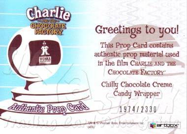 Chilly Chocolate Crme Wrappers (Retail) - back