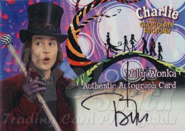 Johnny Depp as Willy Wonka - front