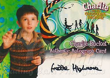 Freddie Highmore as Charlie Bucket - front