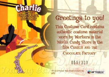 Wonka Candy Store Apron - back