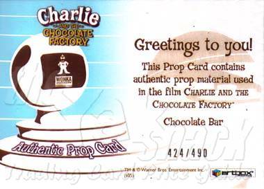 Chocolate Bar - back