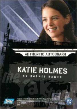 Katie Holmes as Rachel Dawes - back