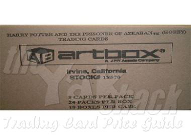 Prisoner of Azkaban Sealed Hobby Case - back