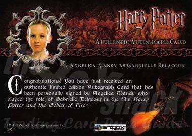 Angelica Mandy as Gabrielle Delacour - back